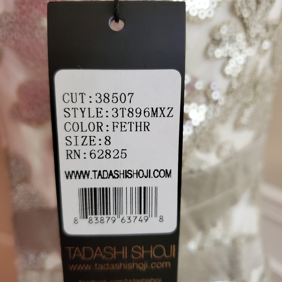 NEW Tadashi Shoji ivory formal bride dress 8 - Picture 3 of 8